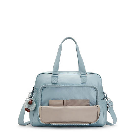 Kipling Alanna Metallic Diaper Bag Väska Turkos | SE 1974MQ